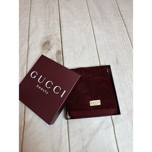 GUICCI Beauty Maroon Hand Towel Gift With Purchase Novelty